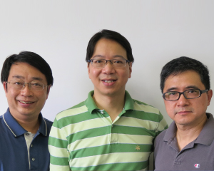 Photo with Prof Joseph Ng (Left) and Prof Chi-Ying Tsui (Right)